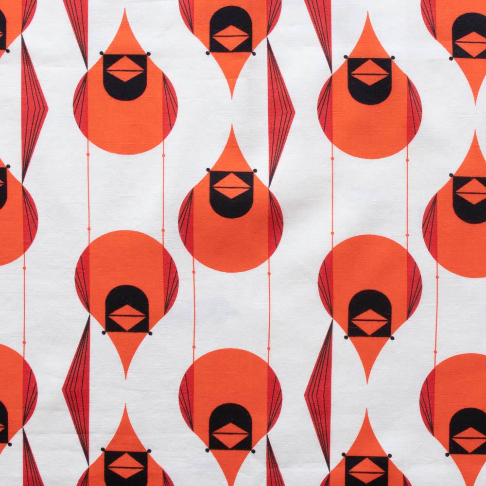 Fat Quarter Giant Cardinal Organic Cotton Poplin