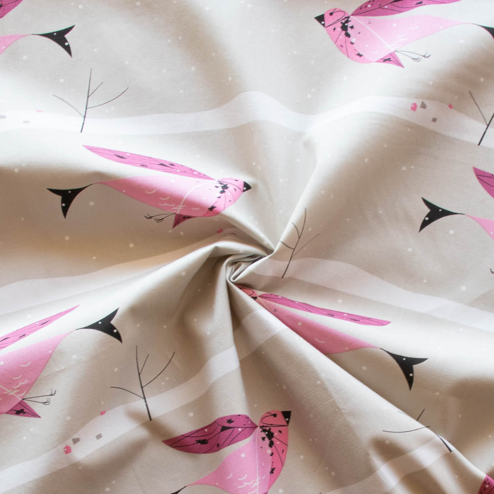 Purple Finch Organic Cotton Poplin