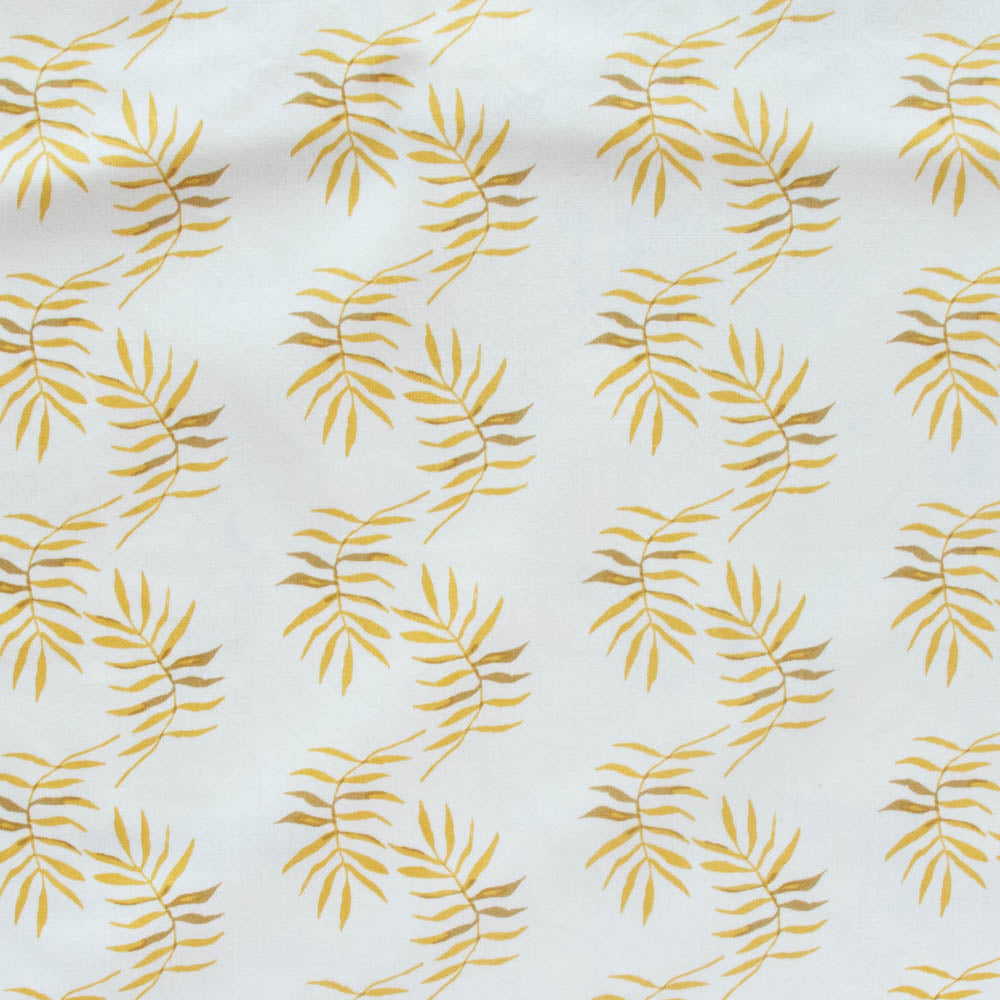 Fat Quarters Fond Fronds Market Organic Poplin