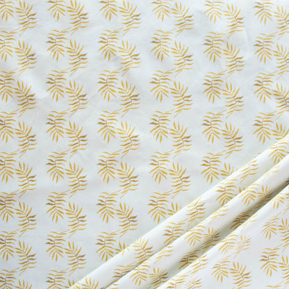 Fat Quarters Fond Fronds Market Organic Poplin