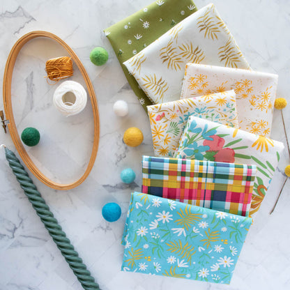 Market Wild Fronds Fat Quarter Bundle Organic Cotton Poplin