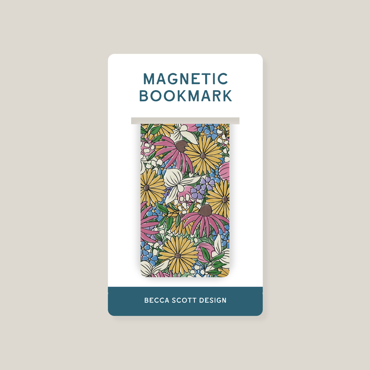 State Flowers Magnetic Bookmark