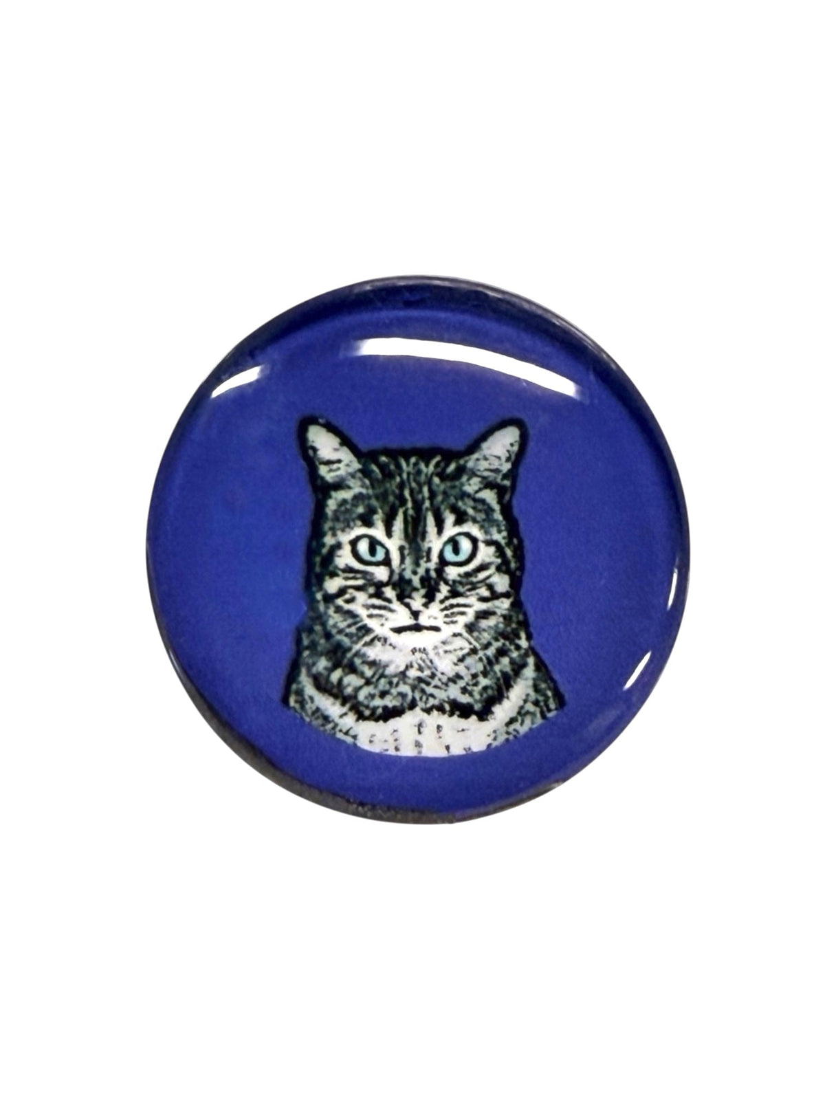 Silver Tabby Cat Magnet