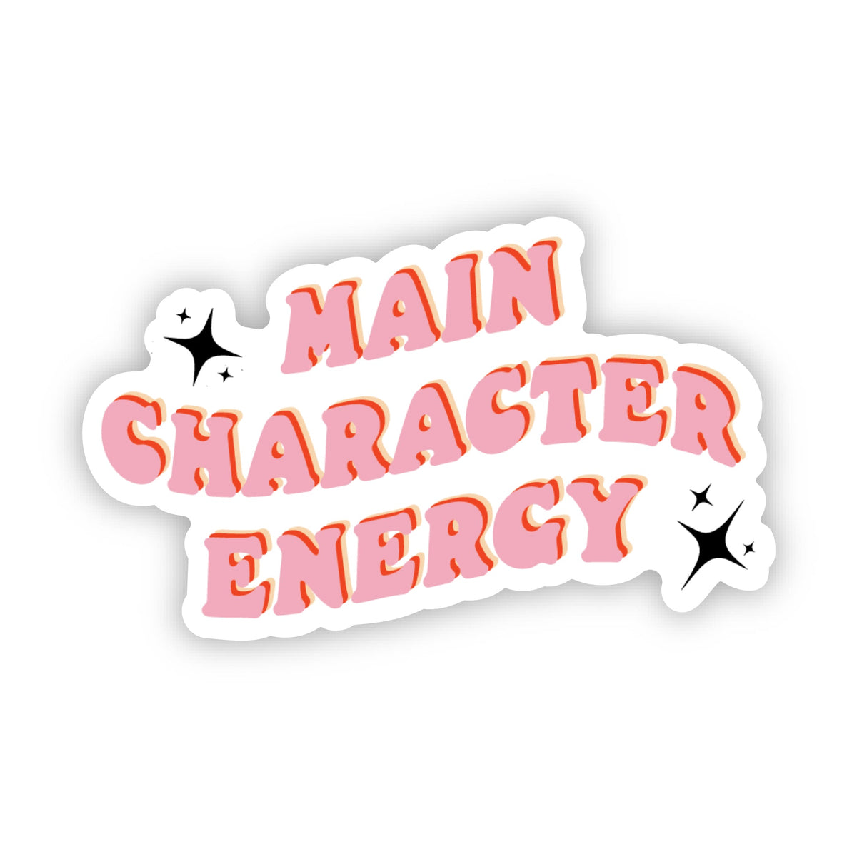 Main character energy sticker