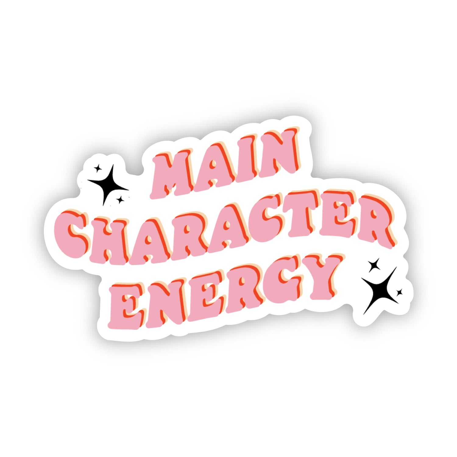 Main character energy sticker