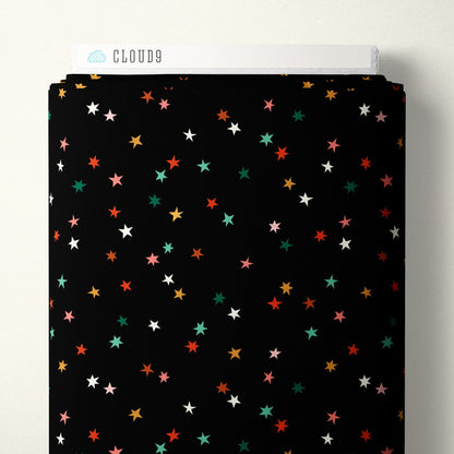 Holiday Sparkle Black from Merry and Mod Organic Cotton
