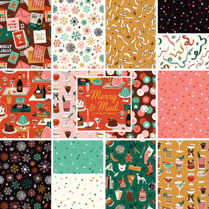 Merry &amp; Mod Jelly Roll Strips Bundle 40 pieces