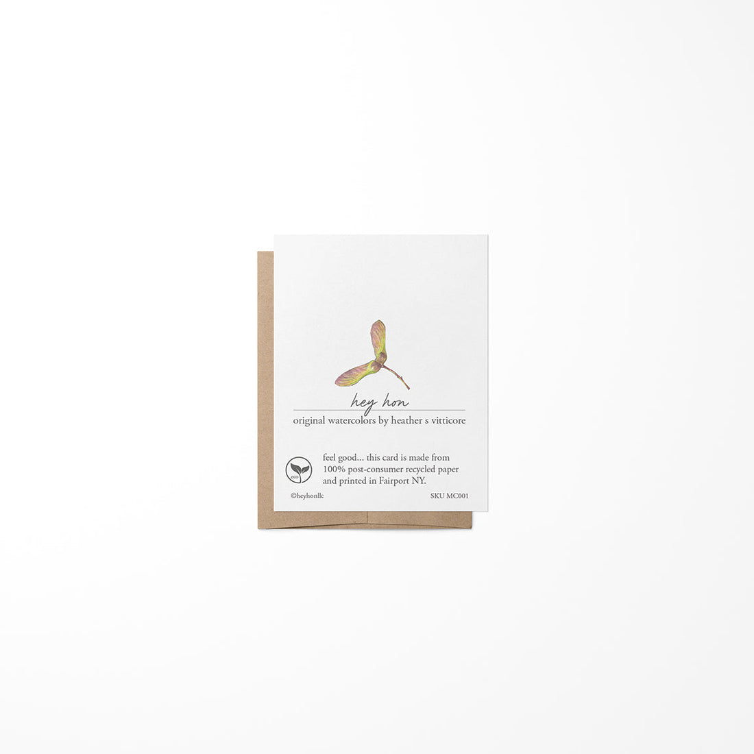 Echinacea Mini Card
