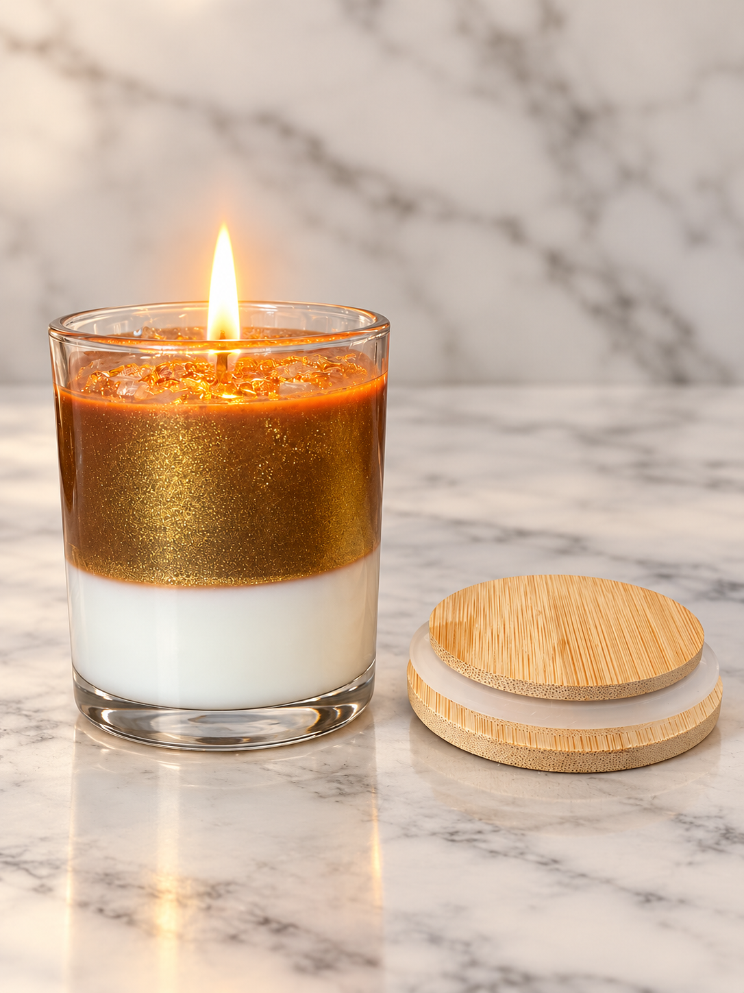 Money Soy Wax Jar Candle | Nutmeg &amp; Frankincense