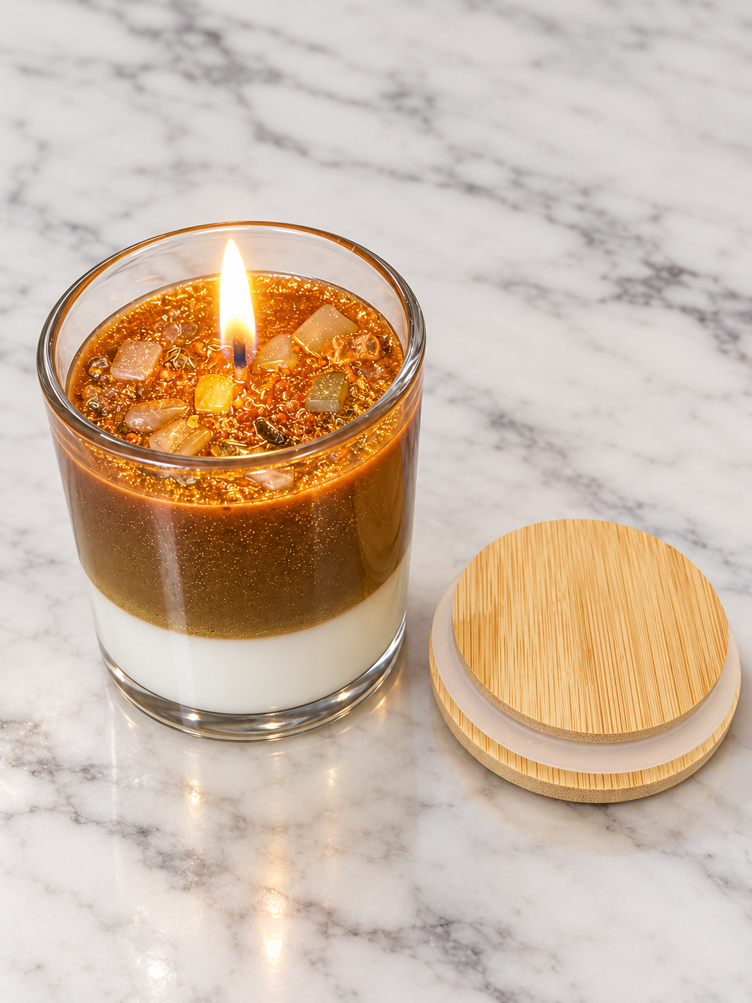 Money Soy Wax Jar Candle | Nutmeg &amp; Frankincense