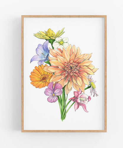 Field Bouquet Print