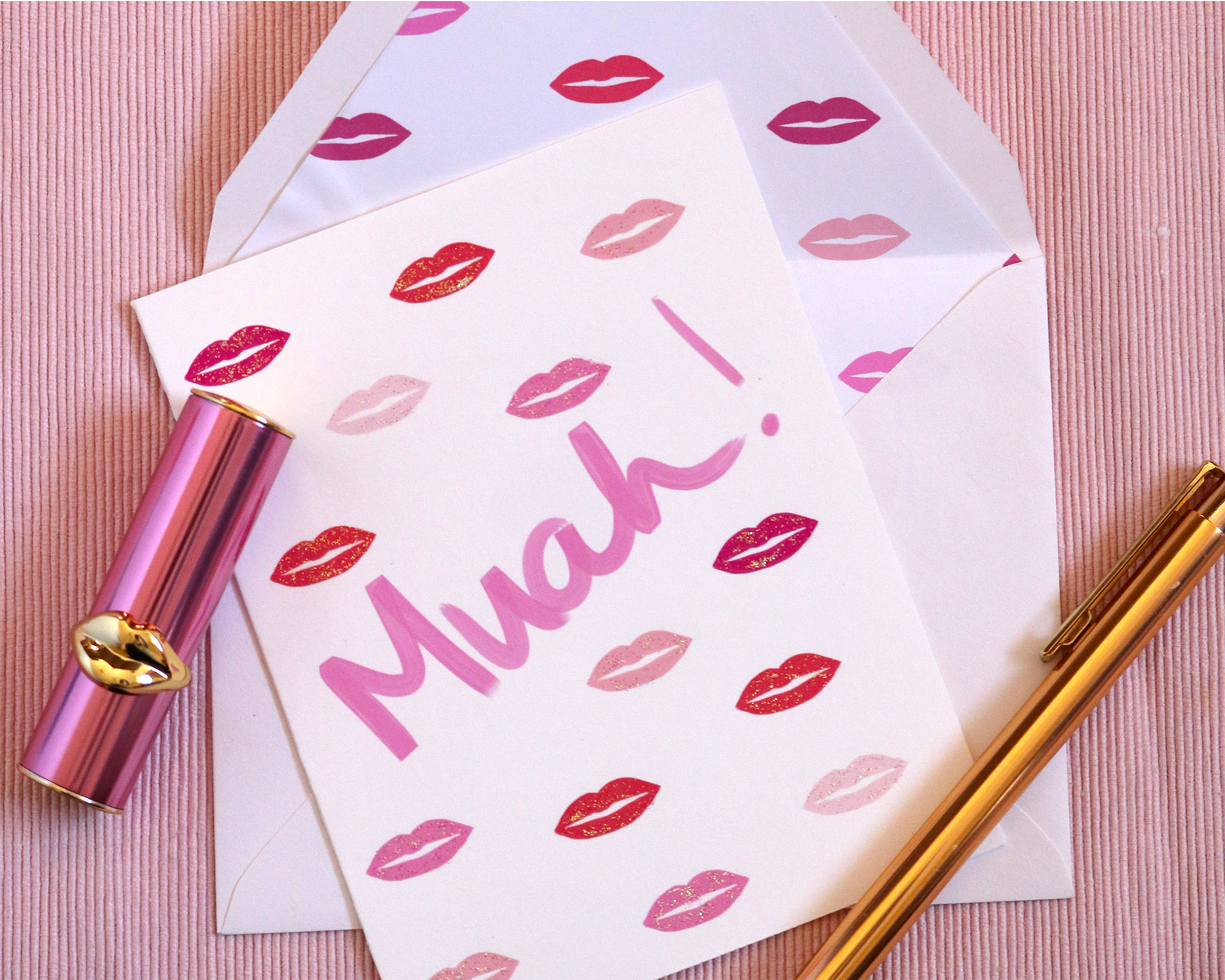 Muah! Kiss Greeting Card