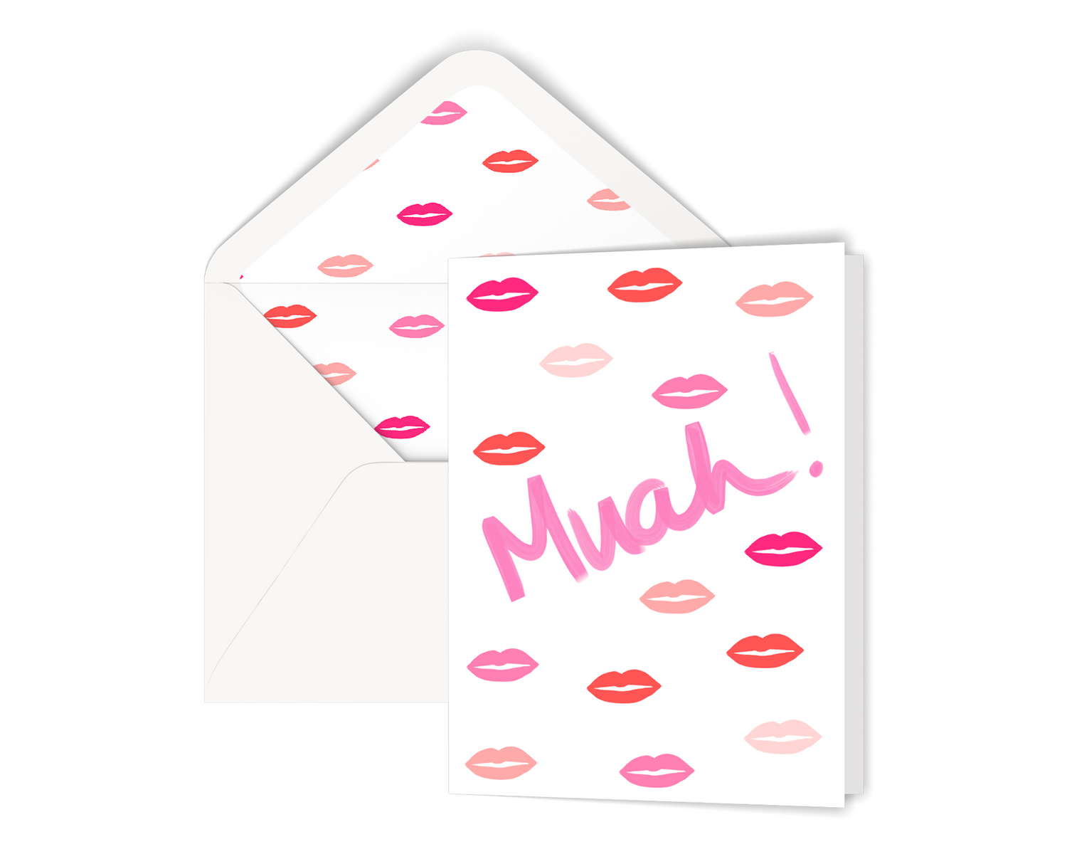 Muah! Kiss Greeting Card