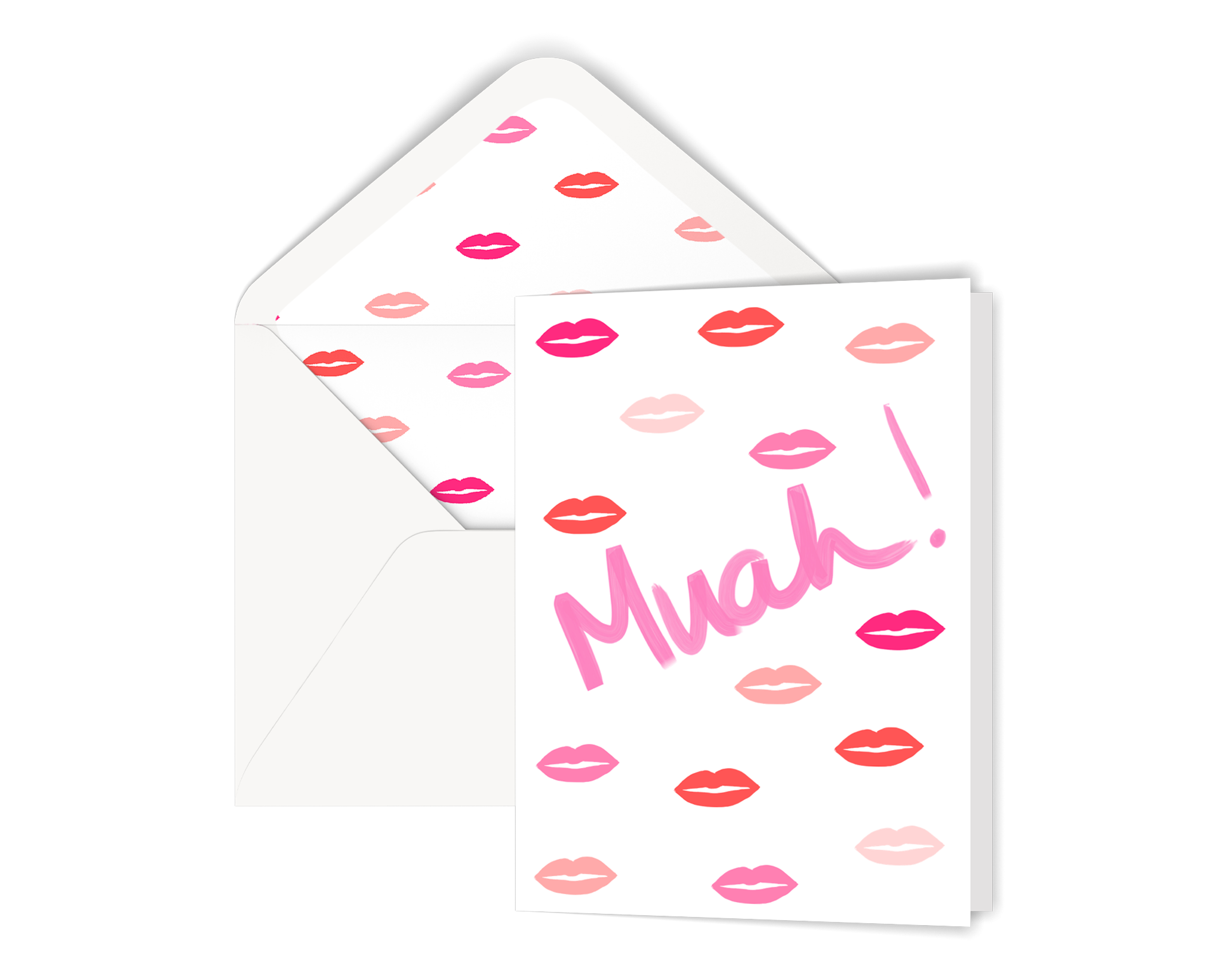 Muah! Kiss Greeting Card