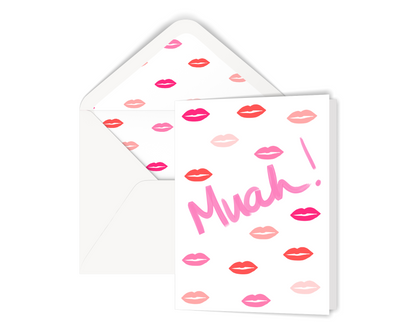Muah! Kiss Greeting Card