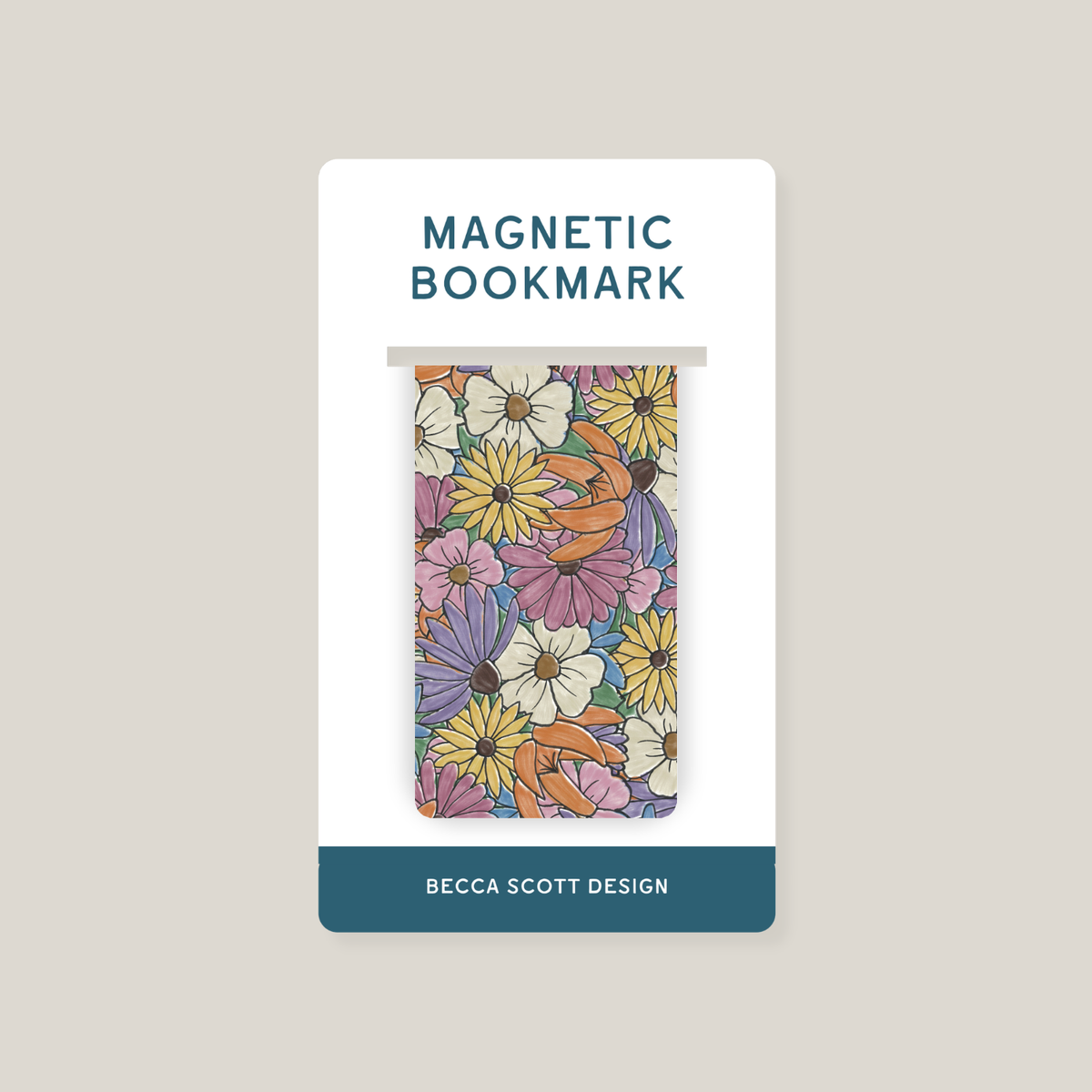 State Flowers Magnetic Bookmark