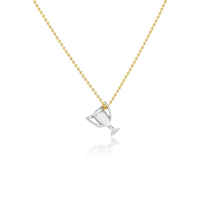 Silver Micro-Mini Trophy Necklace