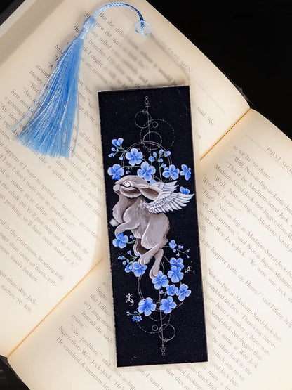 Angel Bunny Bookmark, Original Artwork Page Holder