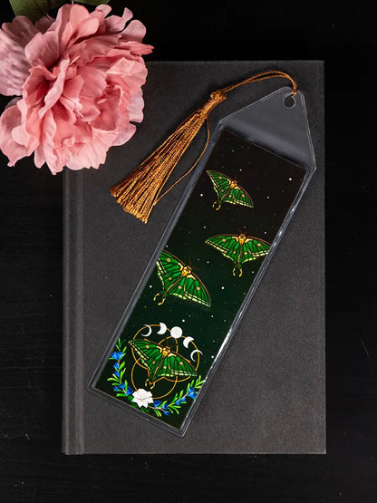 Moon Moth Bookmark, Original Artwork Page Holder