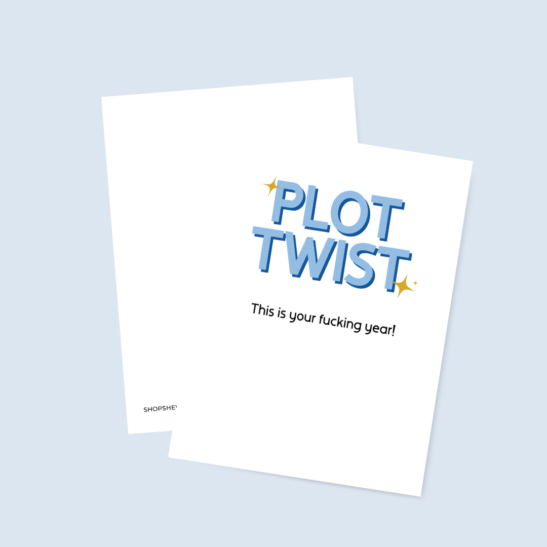 Plot Twist: This is Your Year!