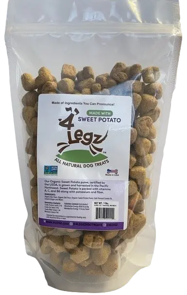 Sweet Potato Dog Treats - Healthy and Delicious Canine Snack - 4Legz