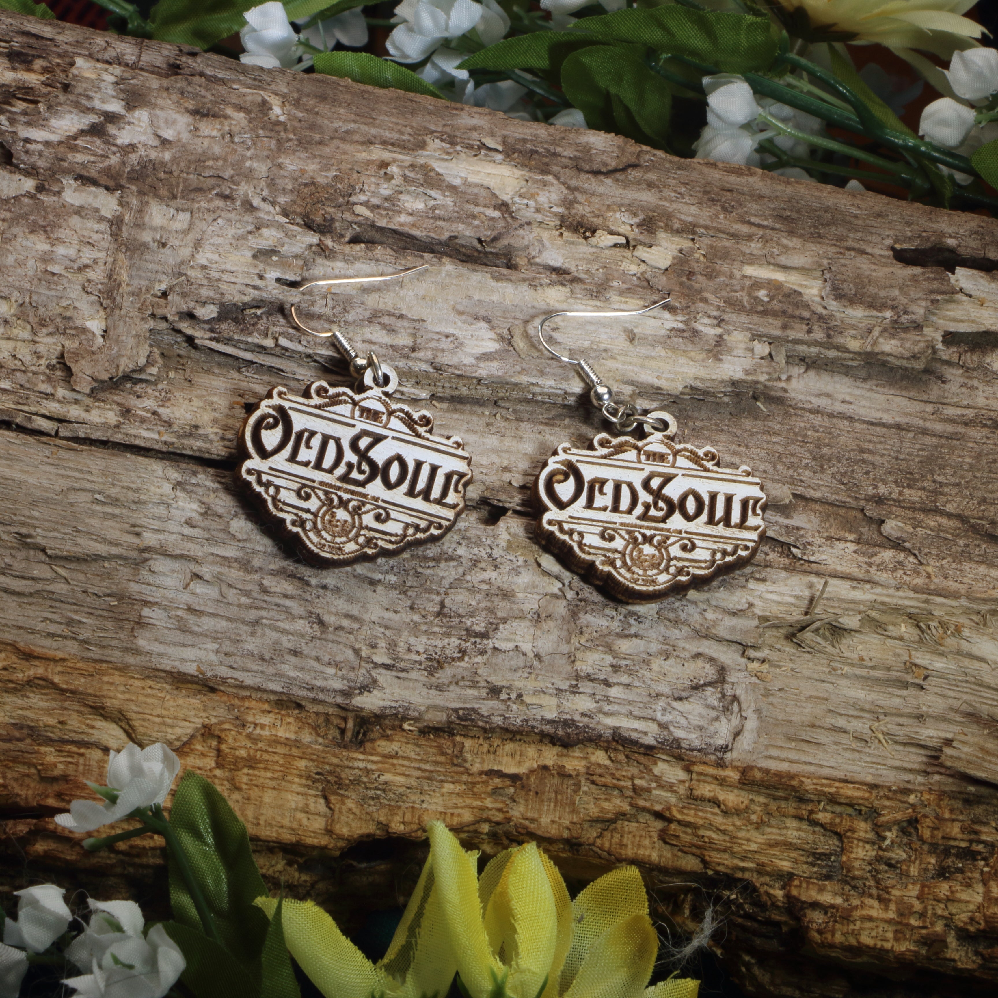 Old Soul Wooden Dangle Earrings | Vintage Apothecary Jewelry