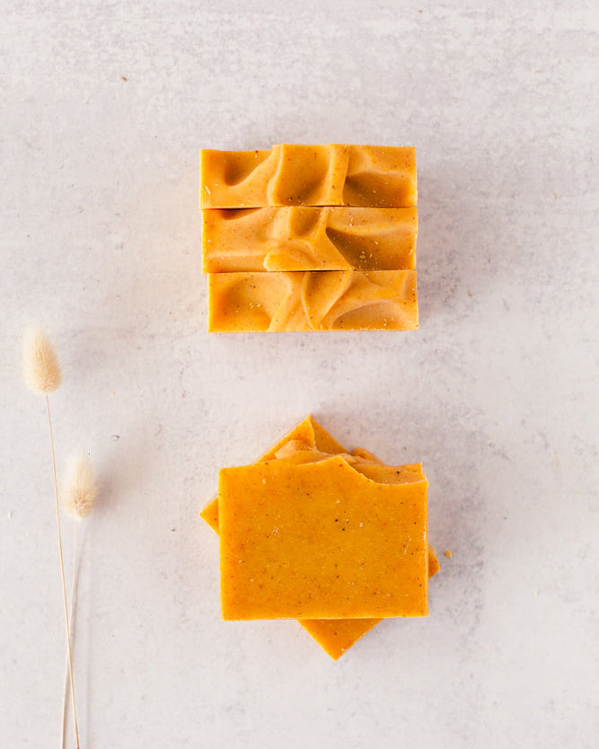 Orange Mint Handmade All-Natural Beer Soap