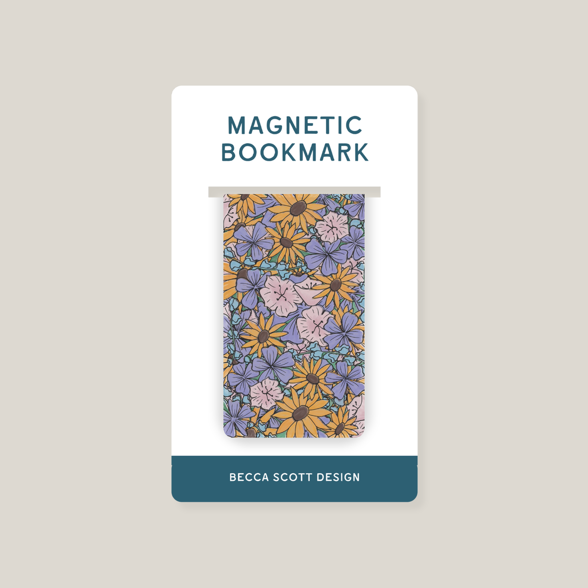 State Flowers Magnetic Bookmark