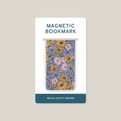State Flowers Magnetic Bookmark