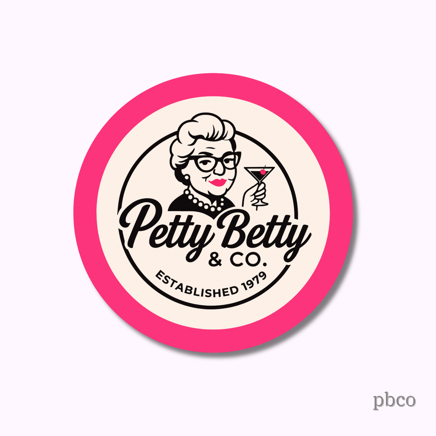 Petty Betty &amp; Co. Logo Sticker