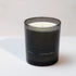 Black candle with &