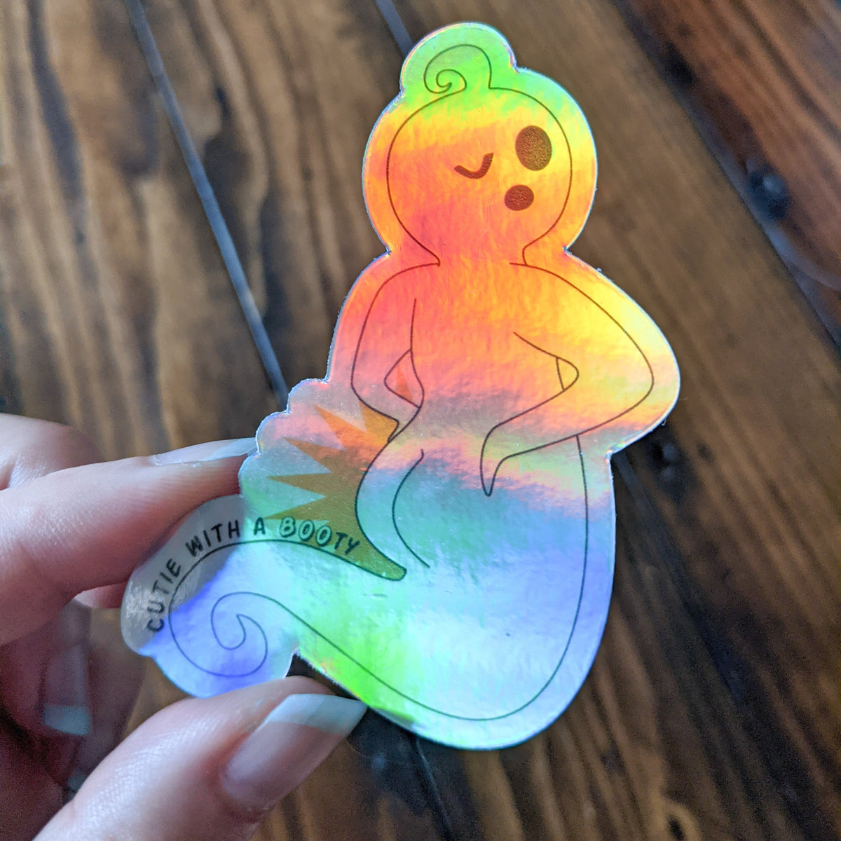 Cutie with a BOOty sticker