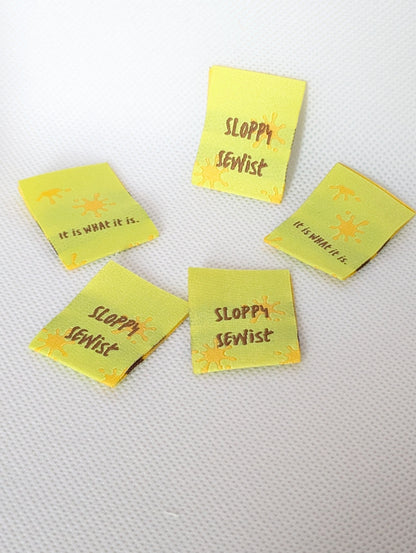Sloppy Sewist Woven Label 5pk