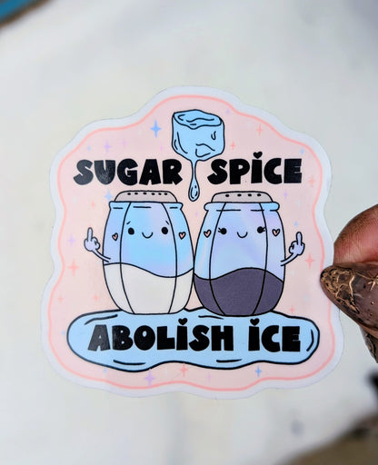 Sugar Spice Abolish Ice Vinyl Sticker