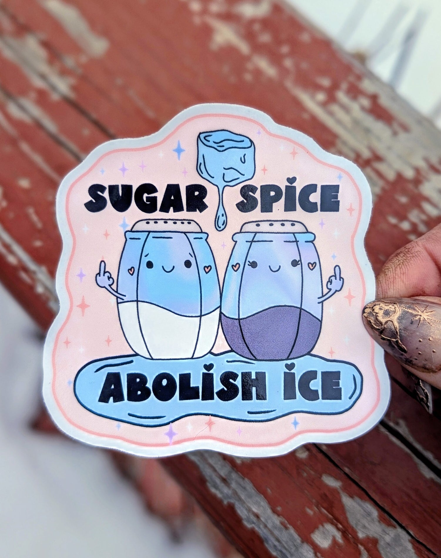 Sugar Spice Abolish Ice Vinyl Sticker