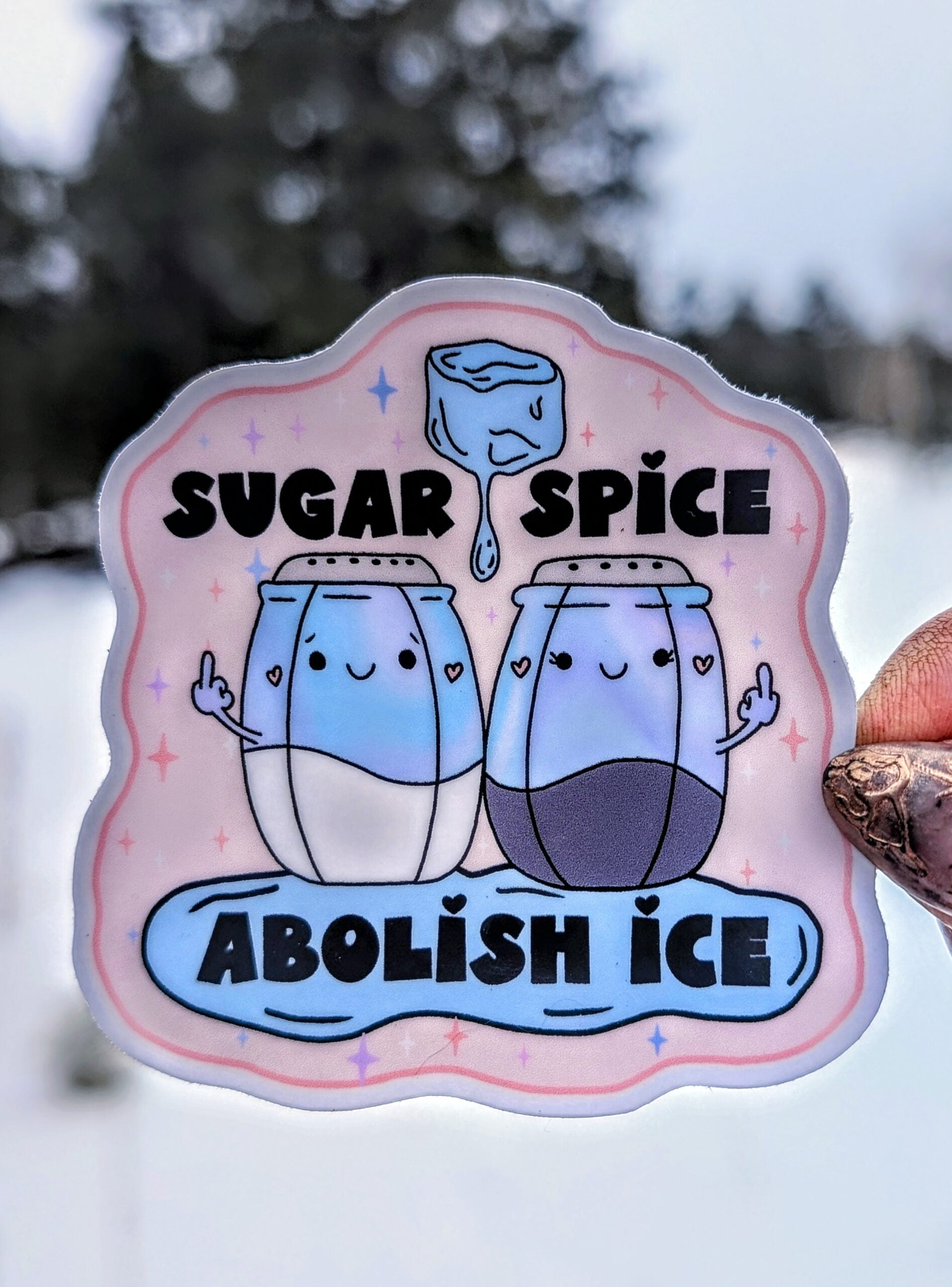 Sugar Spice Abolish Ice Vinyl Sticker