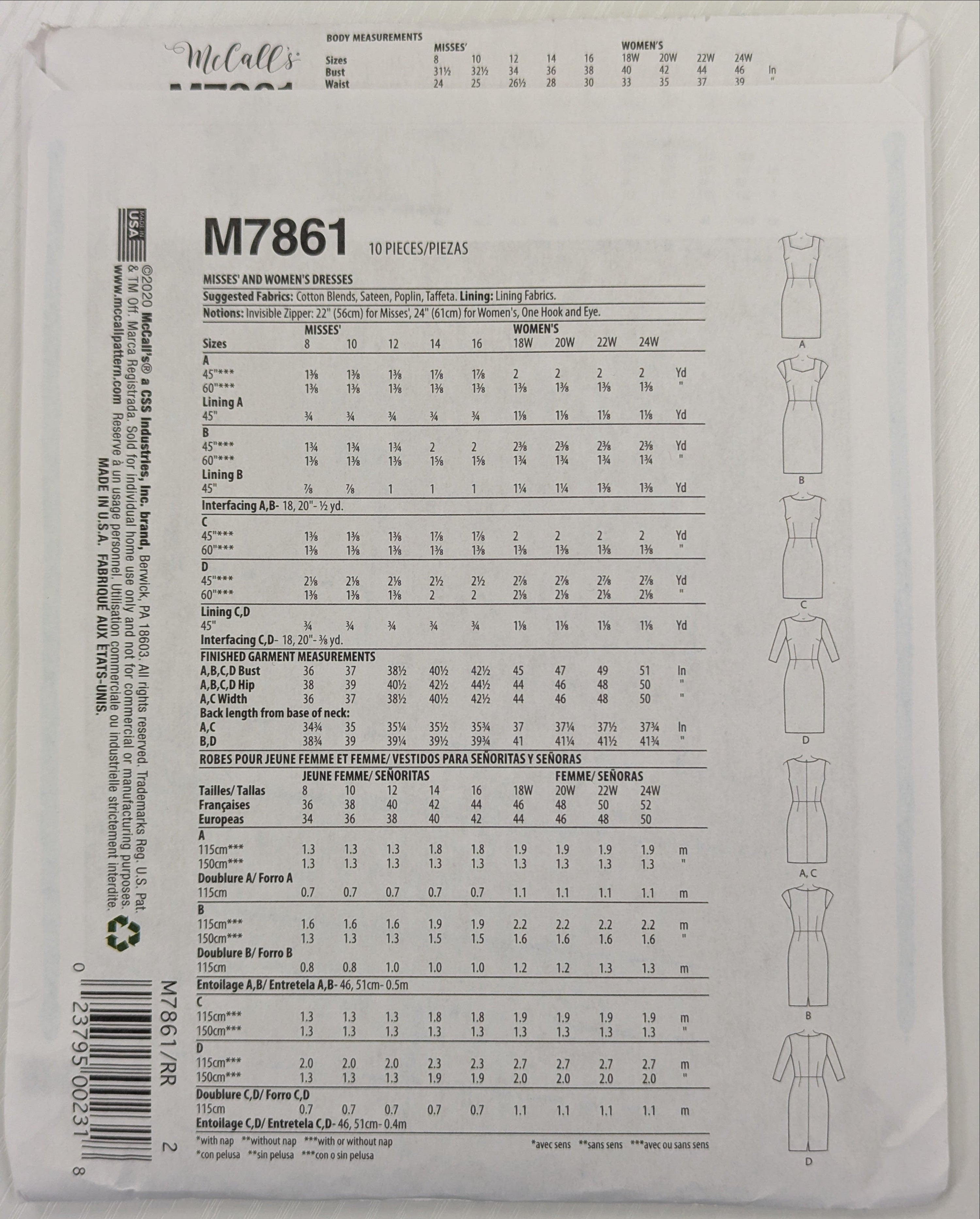 Product packaging with text and a barcode on a white background