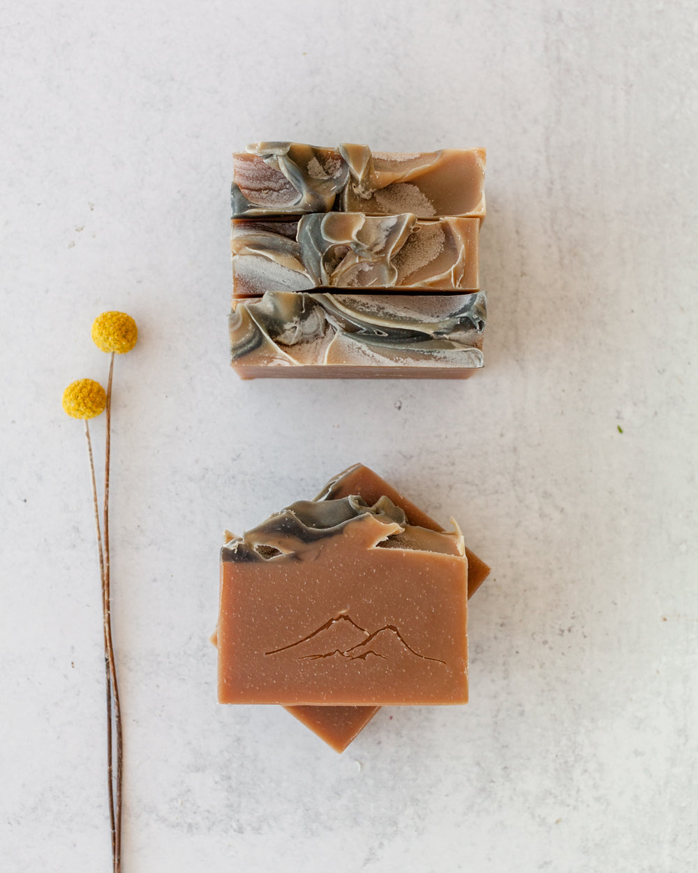Handmade palo santo soap with sandalwood scent by Fig &amp; Grove
