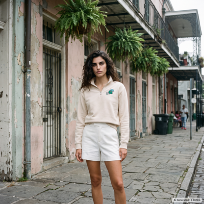 Tulane Green Wave Q‑Zip Pullover