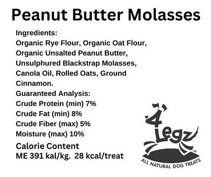 Peanut Butter Molasses Kitty Roca Treats for Happy Pets
