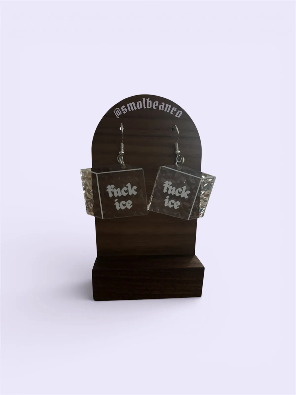 Fuck Ice Ice Cube Earrings