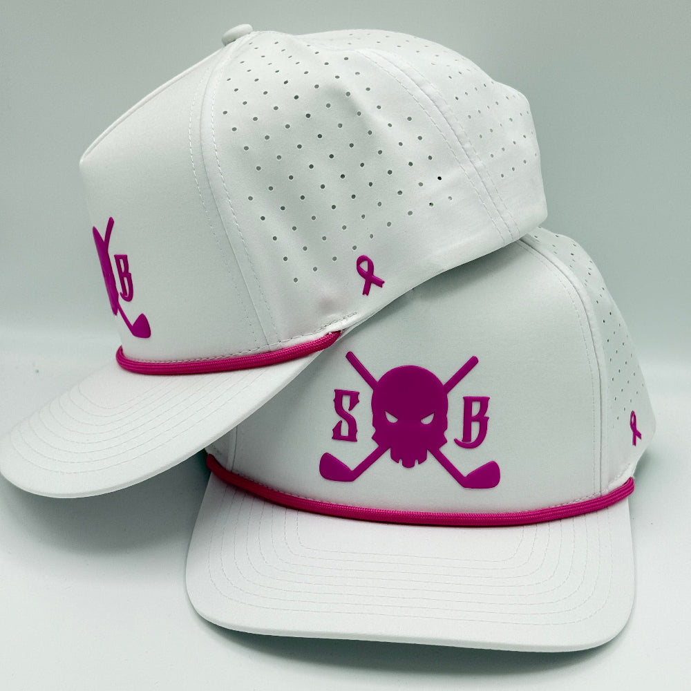 Purpose Pink Sweat-Proof Golf Rope Hat (Limited Edition) - Skull &amp; Bogeys Golf Co.