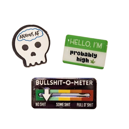 Bullshit-o-Meter Sliding Pin