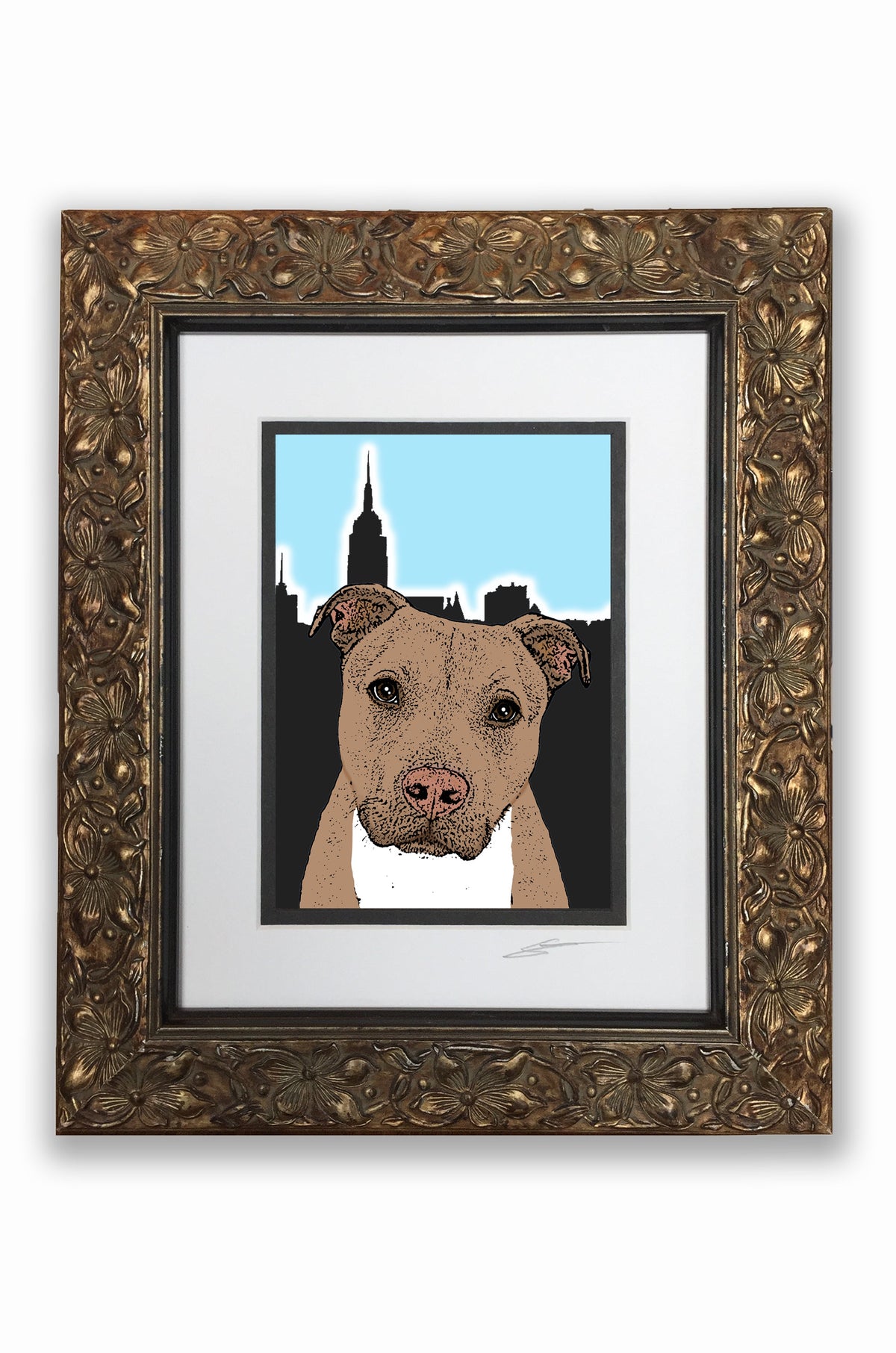 Pit Bull Tan Pupart Portrait
