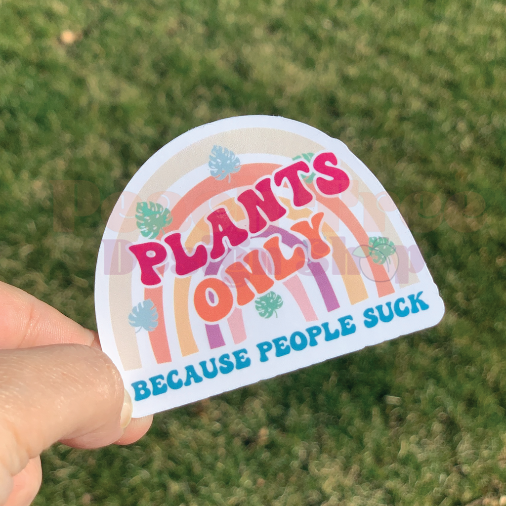 Anti-Inspiration Boho Rainbow Stickers