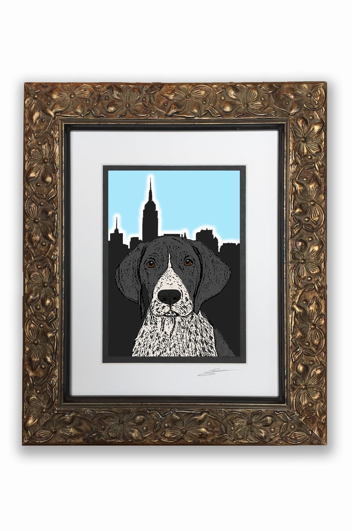 Pointer Pupart Portrait