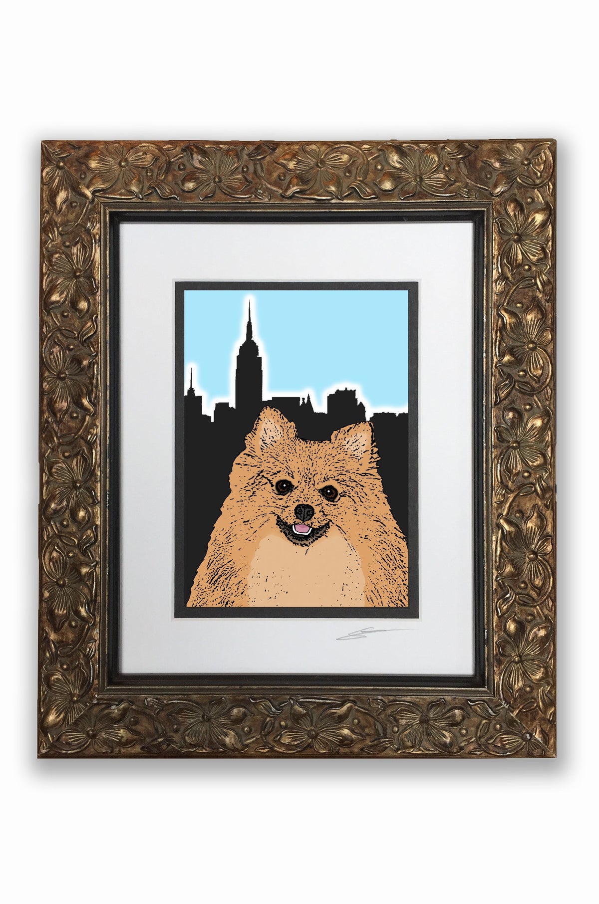 Pomeranian Red Pupart Portrait
