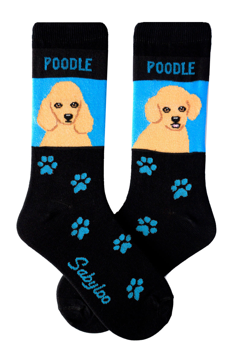 Poodle Apricot Dog Socks