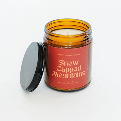 Mint Candle: Snow Capped Mountains Candle