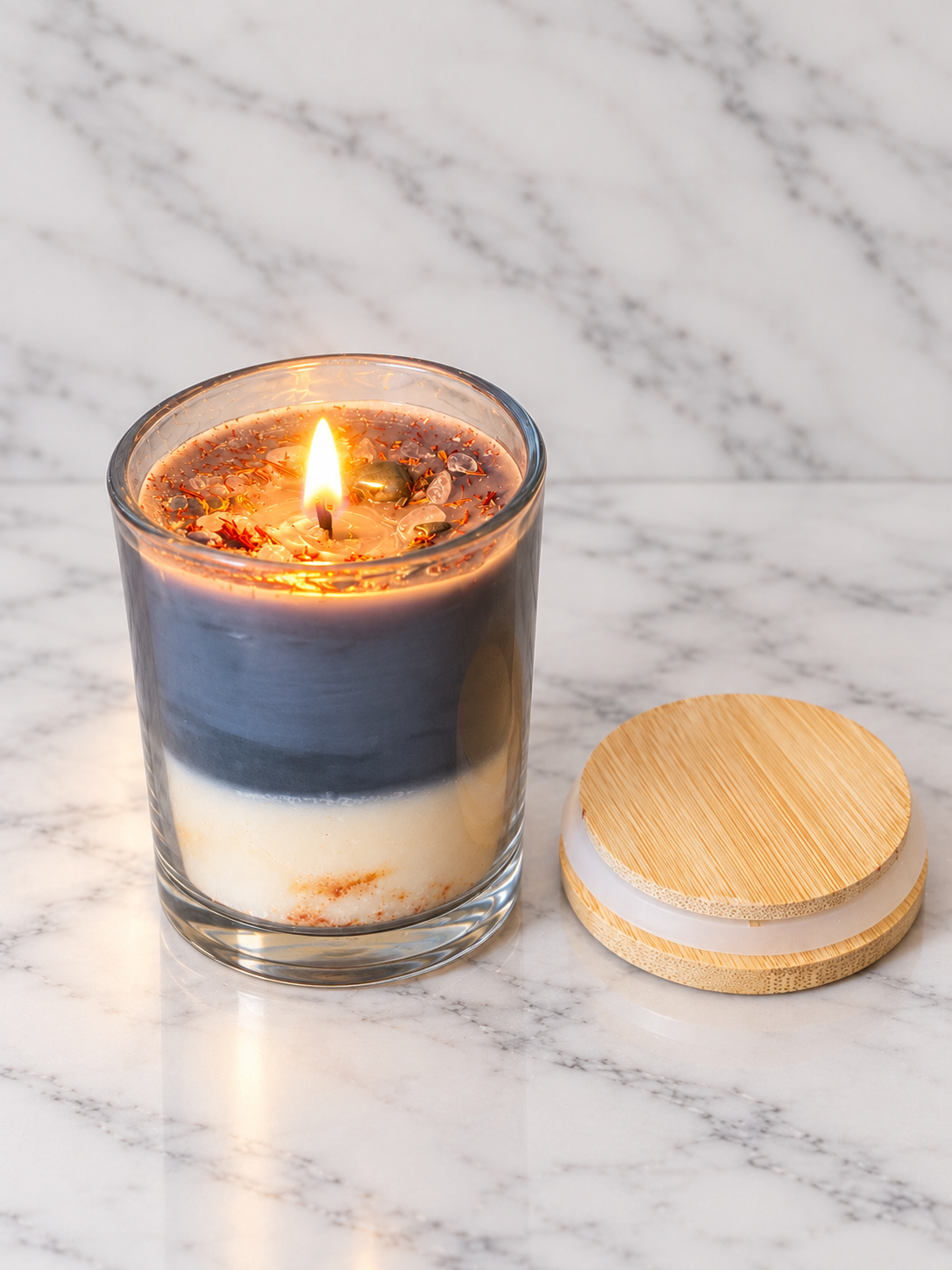 Protect Me Soy Wax Jar Candle | Sandalwood &amp; Cinnamon